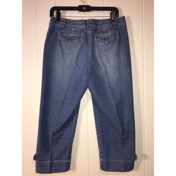 Talbots Women’s Stretch Cropped Jean Size: 10 - Picture 2 of 6